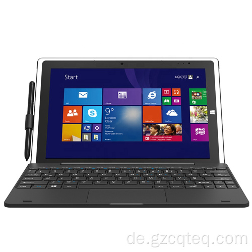 Win 10 2-in-1-Touchscreen-Laptop mit abnehmbarer Tastatur